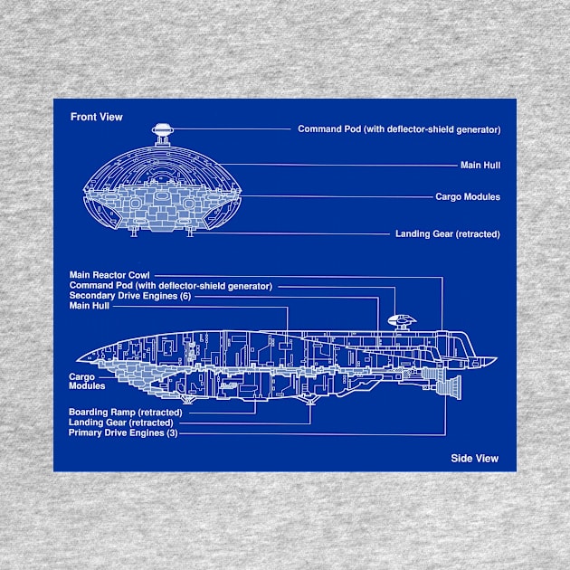 Rebel Transport Blueprint by Starbase79